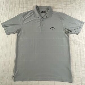 Callaway Men's Gray Polo Golf Shirt Medium